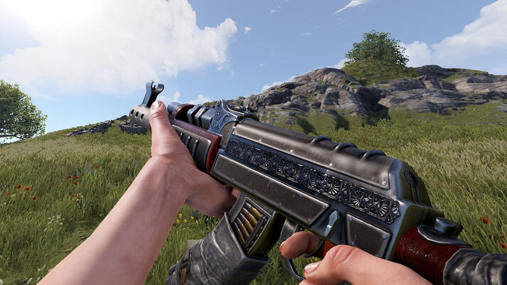 Fully custom textures created using Substance Painter 3D for this skin.