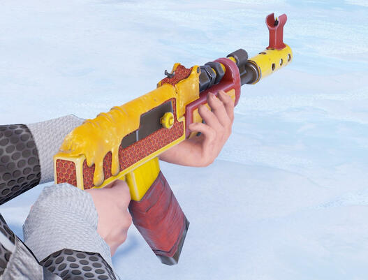 Fully custom textures created using Substance Painter 3D for this skin.