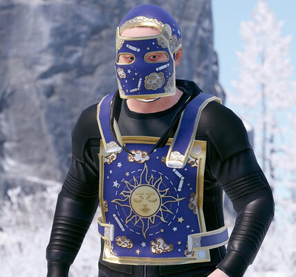 Mask and chestplate armor set fully modeled and textured by me.